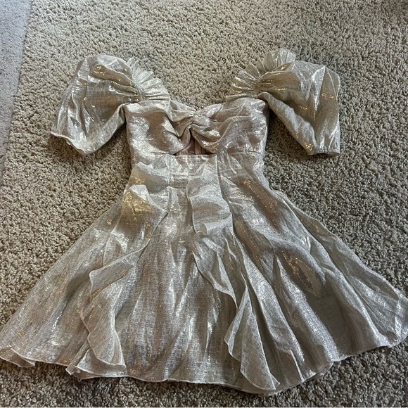 alice McCALL Women's Gold and White - Picture 2 of 9